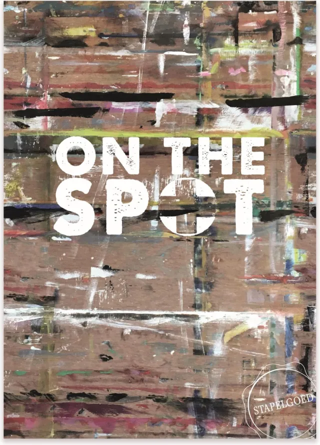 Stapelgoed Poster - On the spot - Bruin/Meerkleurig - 70x50cm