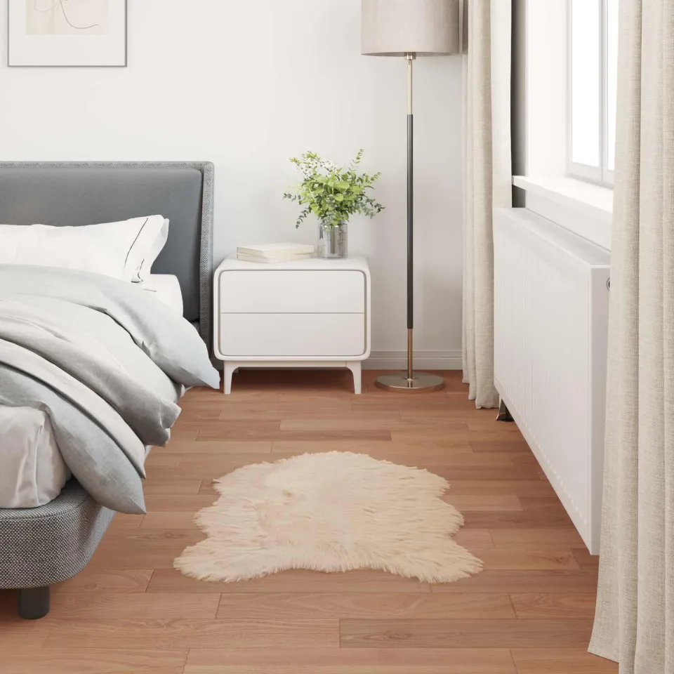 vidaXL Tapijt van imitatie TAFALLA Beige 50 x 80 cm Polyester, foto 3