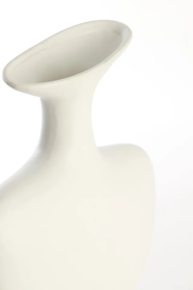 Light & Living Vaas TROVO - Wit - 23x9.5x40.5 cm