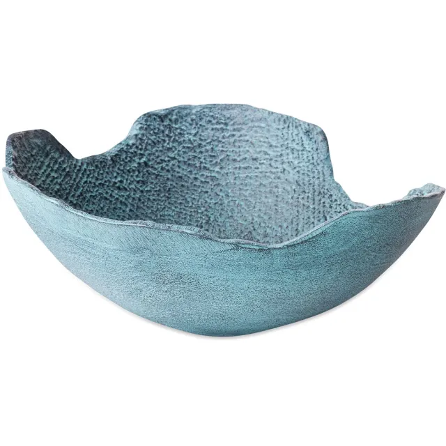 Benoa Blue Patina Decorative Bowl Medium (set van 4) Blauw