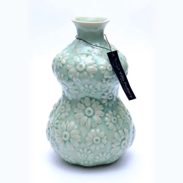 Villa Pottery Vaas - Villa Pottery - Decoratie - Woondecoratie - Keramiek - Moederdag - Waterdicht - Bloom y'r Room 1_3 Blue Blauw