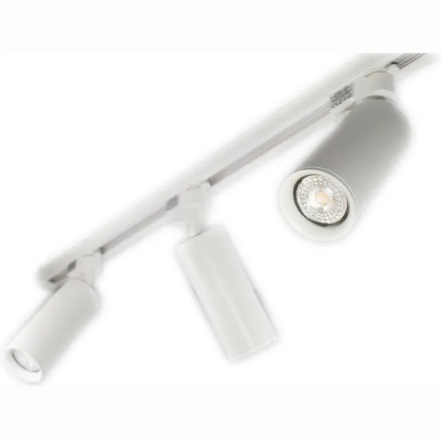 LedLoket LED 1-fase Rails | Wit | 1 Meter | Inclusief 3 railspots