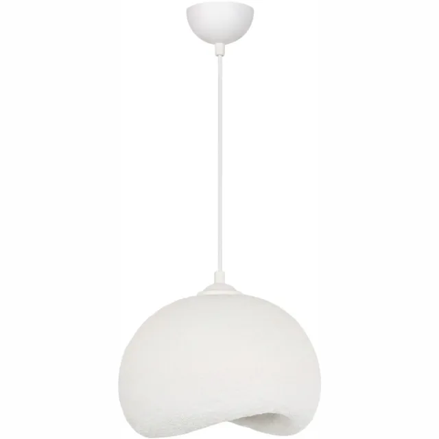 Vente-unique Asir - Kroonluchter - Wit - METALEN BEHUIZING - 34 x 120 x 34 cm As Wit