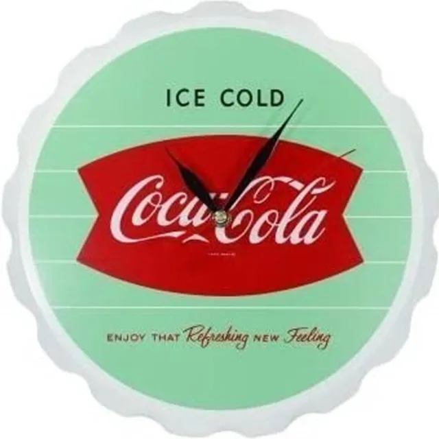 Coca-Cola Fishtail Klok Rood, groen