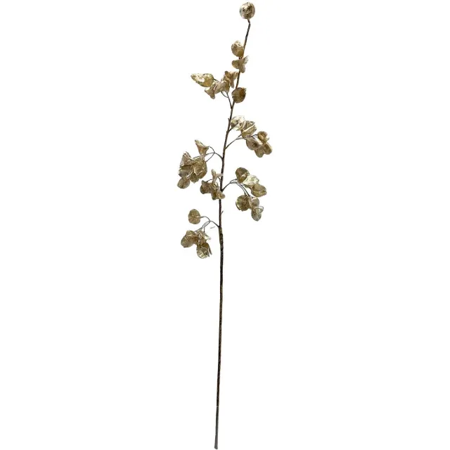 homebound by ky Kunst bloesemtak Koelreuteria glitter 106cm goud