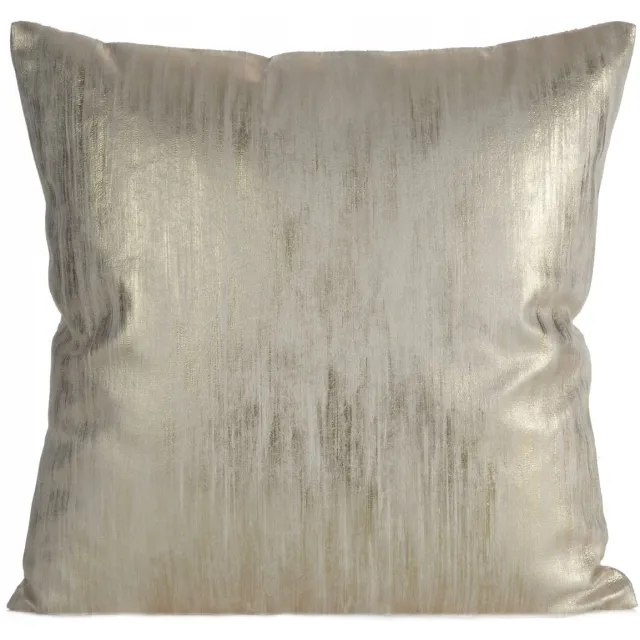 Eurofirany Decoratieve Kussenhoes 45x45cm Fluweel EMILA Crème+Sza Crème+szafirkleurig