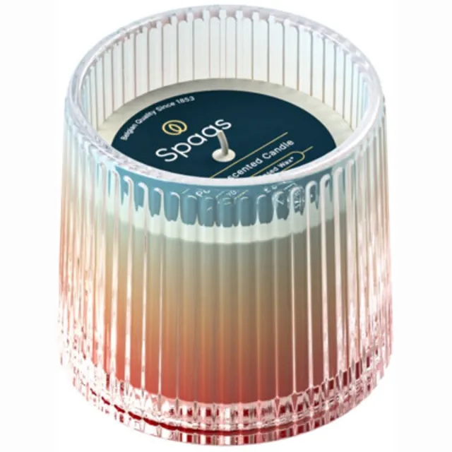 Spaas Pop Geurloze Kaars Brandduur ± 27 u Tropisch Rood
