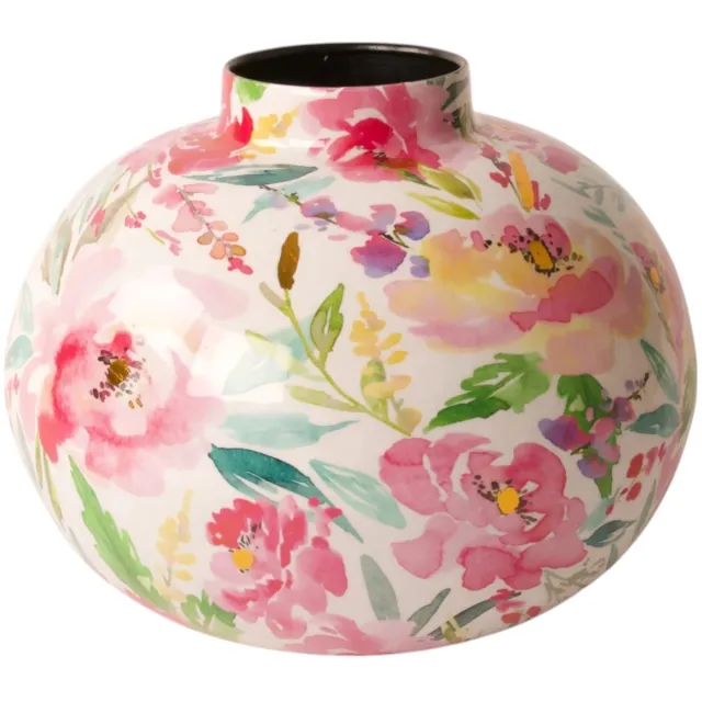 Winq Vaas Opal 25cm-Grote vazen-vaas voor kunstbloemen-Kunsttulpen geel