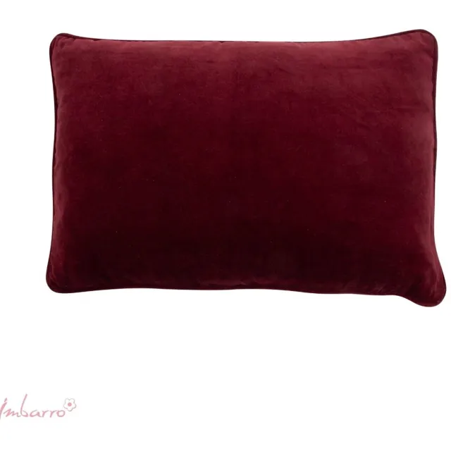 Imbarro Home & Fashion Imbarro - Sierkussen - Kussen - Burgundy - LalaP - Velvet - 40x60cm Burgundy Bordeaux