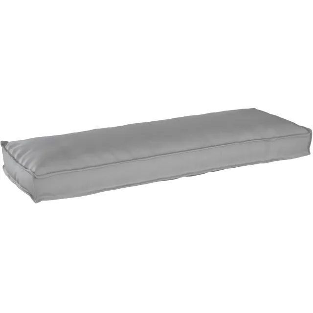 vidaXL Kussen Oxford Stof Grijs 120 x 40 x 8 cm