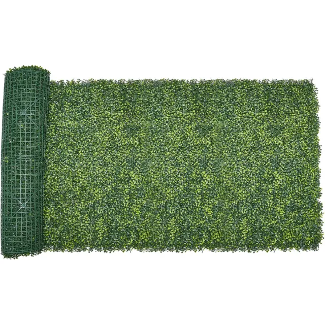 Vevor Kunstmatige Haag Kunstplantenwand Privacyscherm PE 3000x1500x40mm Groen