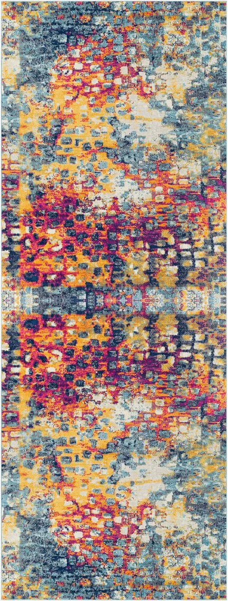 Surya Amaya vloerkleed modern abstract meerkleurig geel