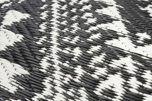 Feel Furniture Vloerkleed voor buiten - Zwartwit Zwart,Wit