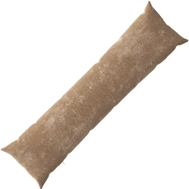 vidaXL Dekenkussen - HEERLEN - Bruin - 40 - x - 145 - cm - Chenille - Stof