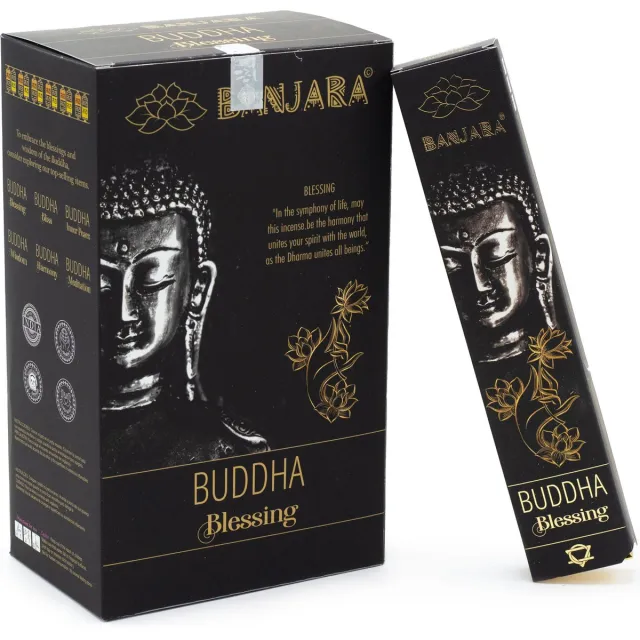 Banjara Buddha Blessing - lotus - wierook - geurstokjes - doos 12 stuks