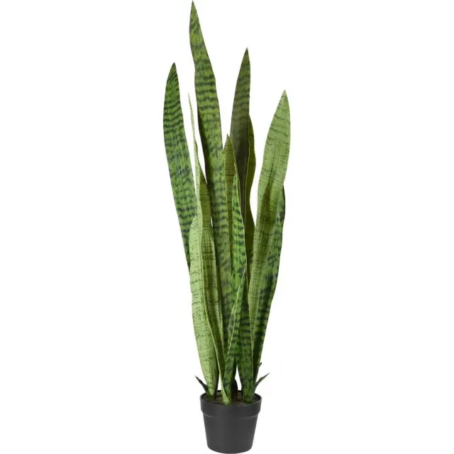 maxifleur Kunstplanten Sanseveria kunstplant 110cm -groen