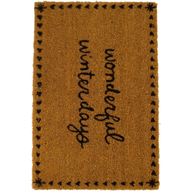 Zusss Deurmat Wonderful Winterdays Naturel Beige