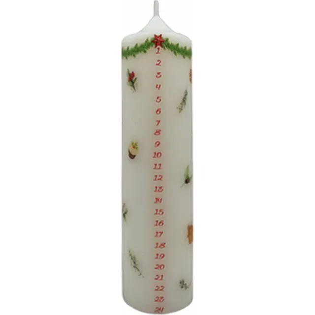 Van Licht Adventskaars Adventskaars kalender Wit
