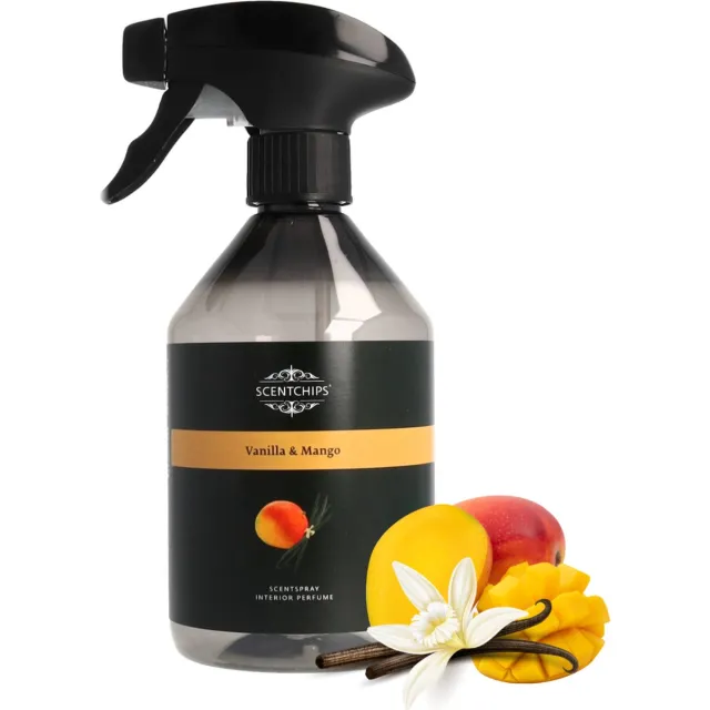 Scentchips Vanilla & Mango Interieurspray - Roomspray – Huisparfum – Huisspray – Geurspray – 500ML