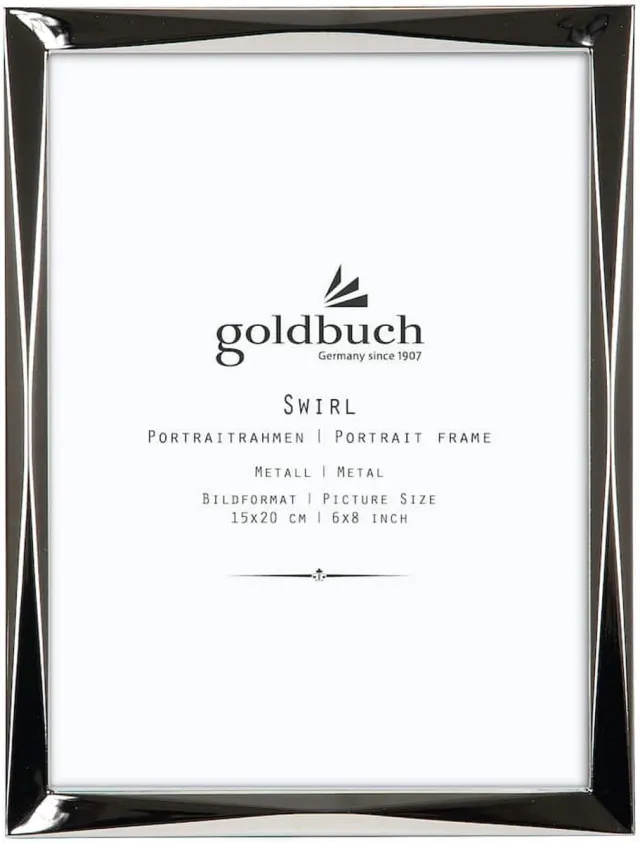 Goldbuch Fotolijst Swirl – 15x20 cm Zilver