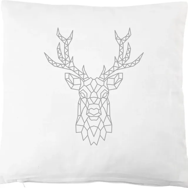 Rendier Kerstmis Kussenhoes - Zilver kleurig - 45x45 cm - Specialties By Eizook