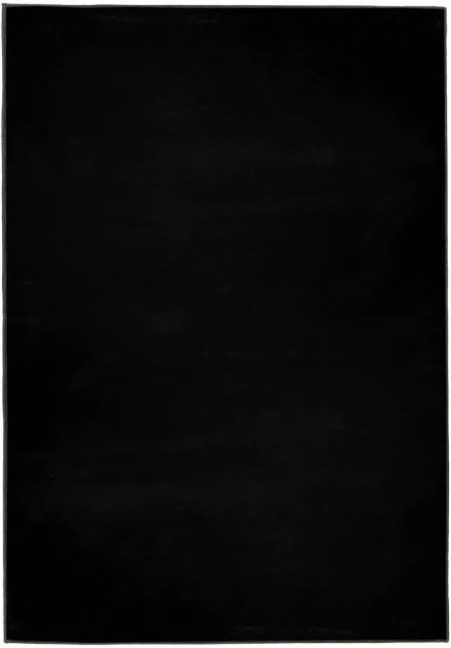 Padiro stijlvol laagpolig vloerkleed 120 x 170 cm - donkergrijs - modern effen ontwerp - voor vloerverwarming - van polyester