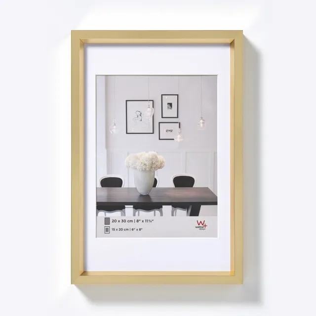 Walther Steel Style - Kunststof lijst - Fotoformaat 30x40 cm - Goud