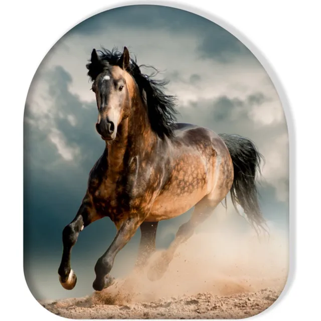 Paard sierkussen 40cmx40cm Duurzaam Polyester Bruin