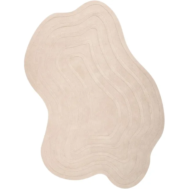 Beliani SATNA - Vloerkleed - Beige - 160 x 230 cm - Wol