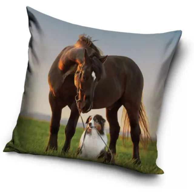 Horses Sunset Companions kussenhoes 40x40 cm Divers