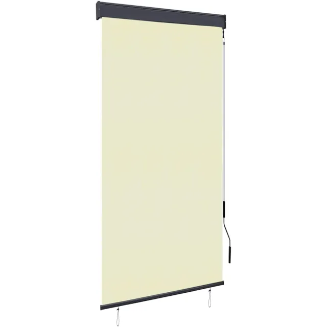 vidaXL Rolgordijn voor buiten 80x250 cm crème