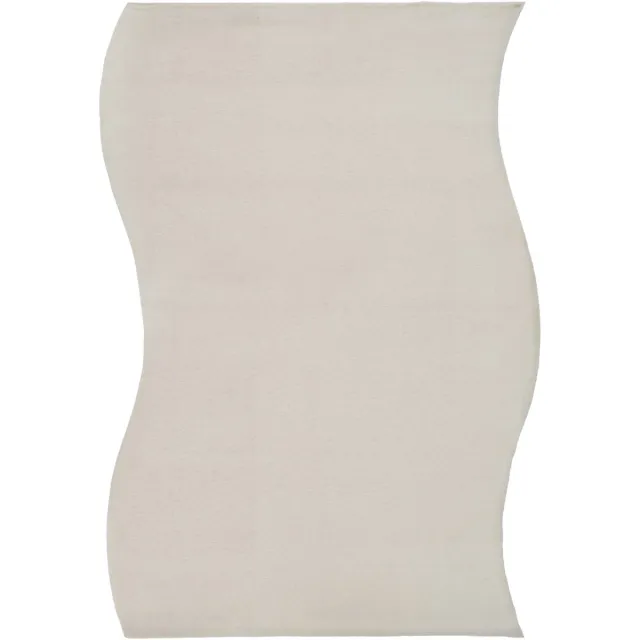 Beliani TANGRA - Vloerkleed - Lichtbeige - 160 x 230 cm - Kunstbont