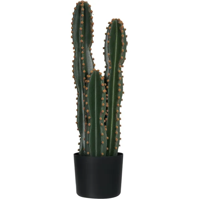 Outsunny Kunstplanten-17x17x60cm-PE-Groen Bruin
