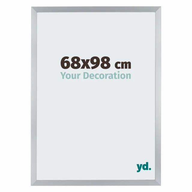 yd. Your Decoration - Fotolijst 68x98 cm - MDF - Zilver Glans - Catania