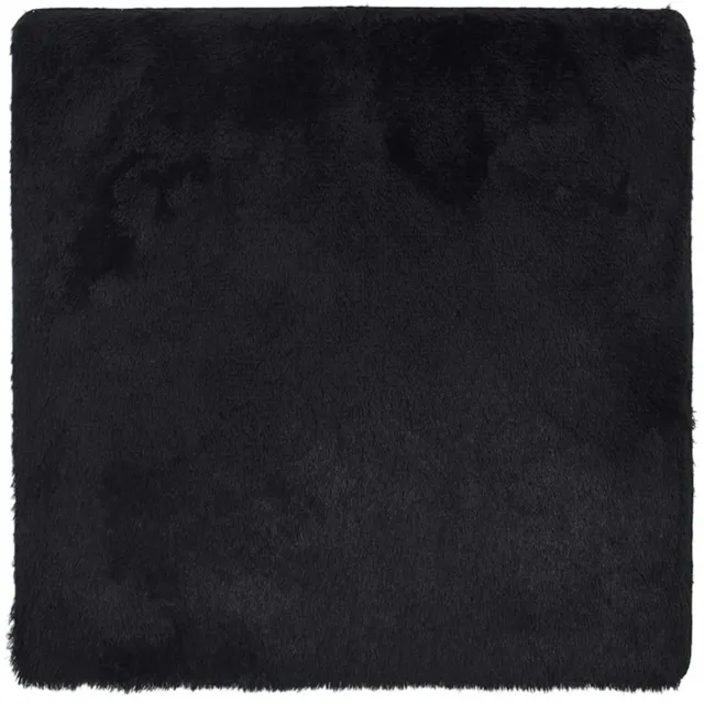 vidaXL Hoogpolig - vloerkleed - NAVARRA - cm - polyester - zwart