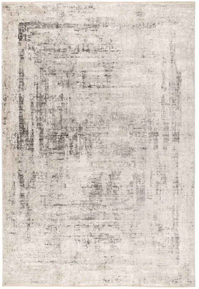 Muratap Vintage Marmer Vista Laagpolig Vloerkleed Crème/Zilver- 160x230 CM Grijs