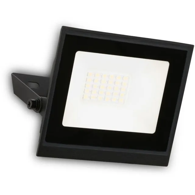 Briloner Varo - LED Schijnwerper voor buiten - IP65 - neutral wit licht - buitenverlichting - floodlight - 20W - 11 x 3 x 14.5 cm Zwart