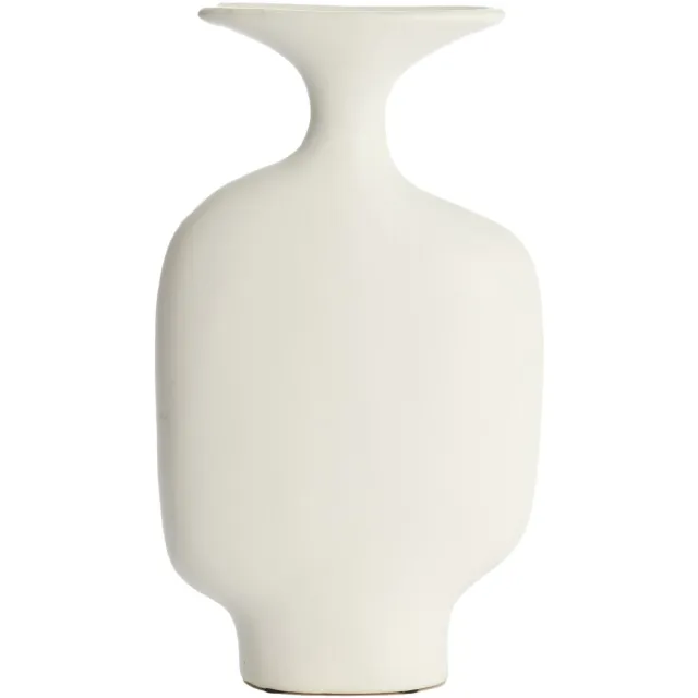 Light & Living Vaas TROVO - Wit - 22.5x8x27 cm
