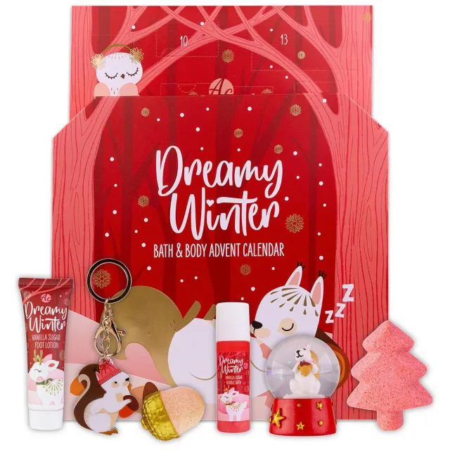 Accentra GmbH & Co Adventskalender DREAMY WINTER - Bath & Body roze