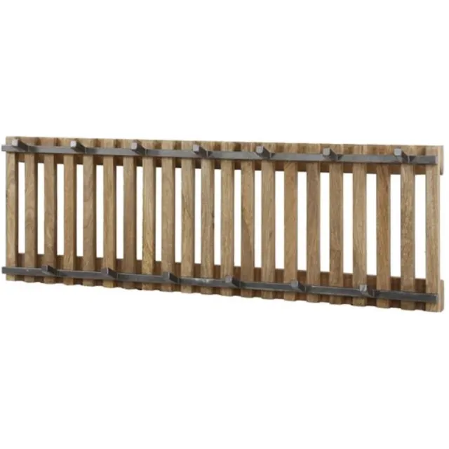 Giga Living Giga Meubel Wandkapstok Tweak - Hout - 13 Haken - 100x10x33cm Zand