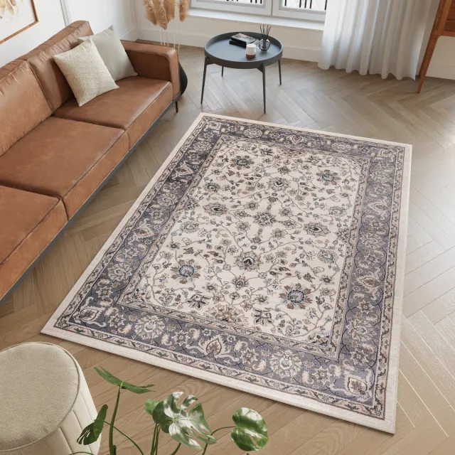 Tapiso Colorado Vloerkleed Beige Woonkamer Oriental Tapijt Creme2
