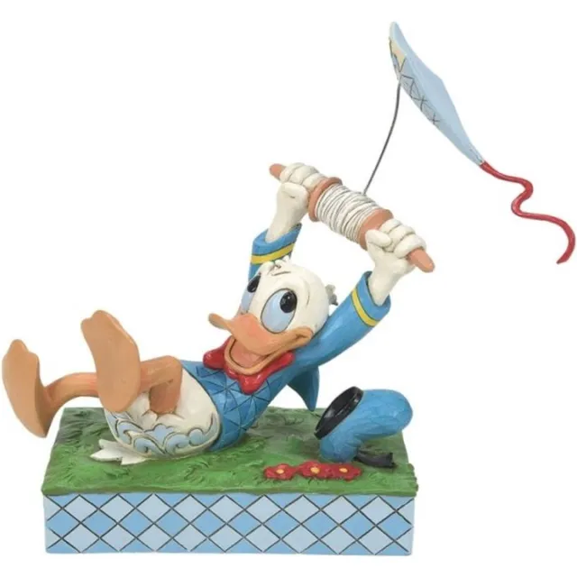 Disney Enesco Disney Traditions - Donald Duck met Vlieger 16 cm multi