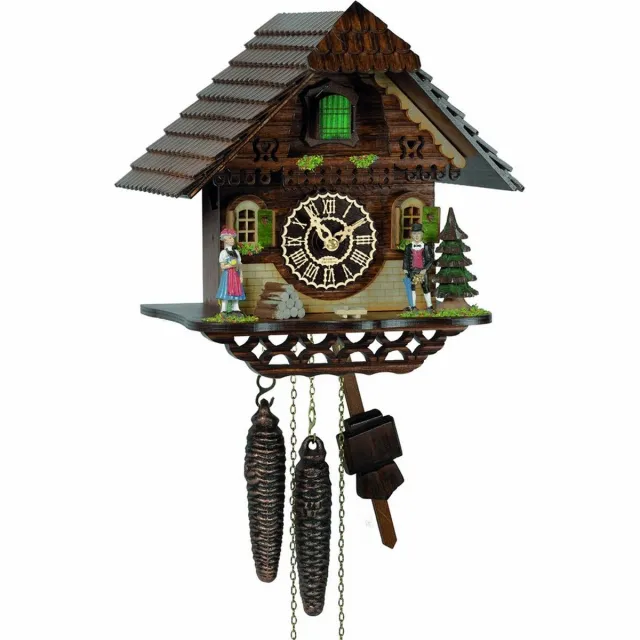 Trenkle 1510 - Chalet-Koekoeksklok - 1-daags ketting uurwerk - Kuckuck Classic bruin