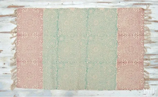 Windy Hill tapijt/vloerkleed/badkamertextiel Windy Hill Amy 60*90cm rood-groen