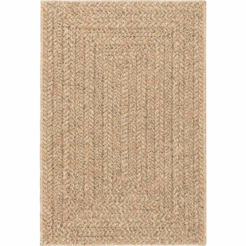 vidaXL Vloerkleed ZIZUR binnen en buiten 120x170 cm jute look Bruin