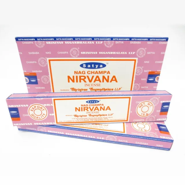 Satya Nag Champa Eastern Nirvana wierook 12 x 15 gram Roze
