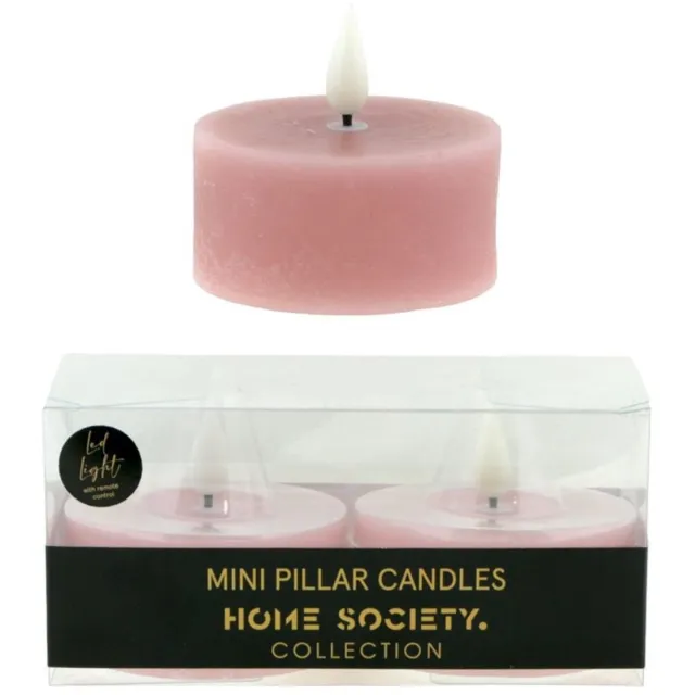 Home Society Maxi Theelicht LED 2 pack Lilac