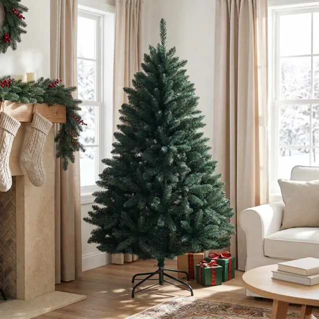 vidaXL Kunstmatige Inklapbare Kerstboom 120 cm PVC Donkergroen