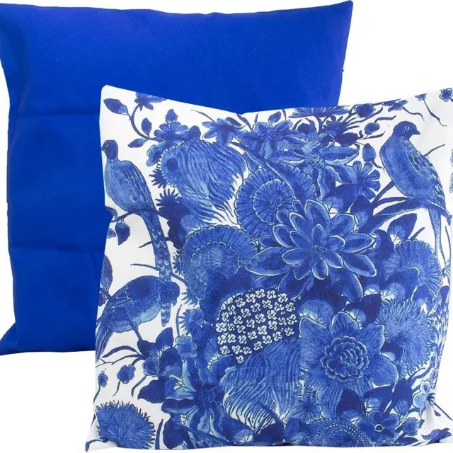 Lanzfeld (museumwebshop.com) Kussen hoes, Delfts Blauwe vogels, Rijksmuseum