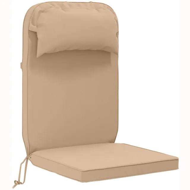 vidaXL Kussen - voor - Adirondack-stoel - 100% - Polyester - Zand